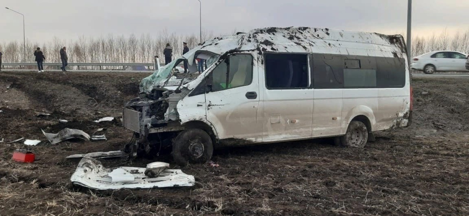 Маршрутка «Ишимбай-Уфа» попала в аварию, есть пострадавшие