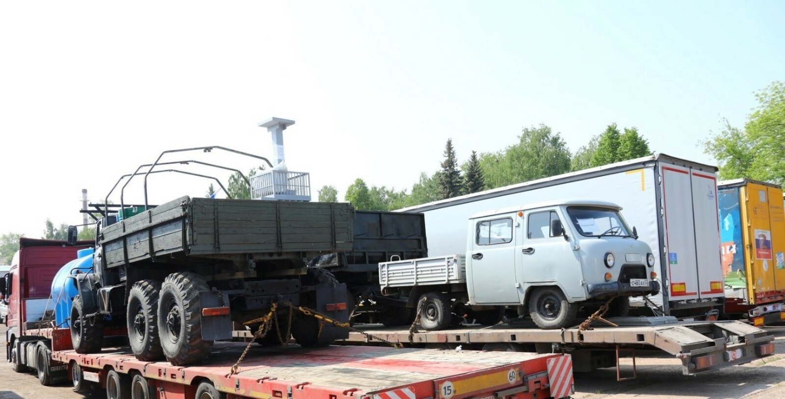 Гумконвой доставил сотни тонн груза из Башкирии в зону СВО
