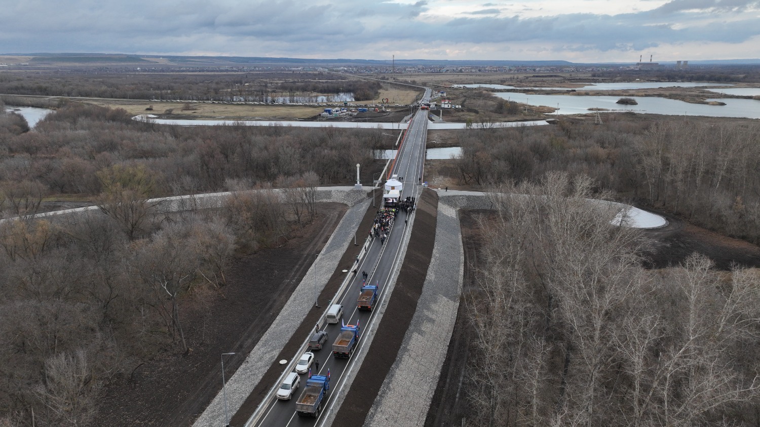 Сегодня на границе Башкирии открыли мост дружбы, длиной 238 метров