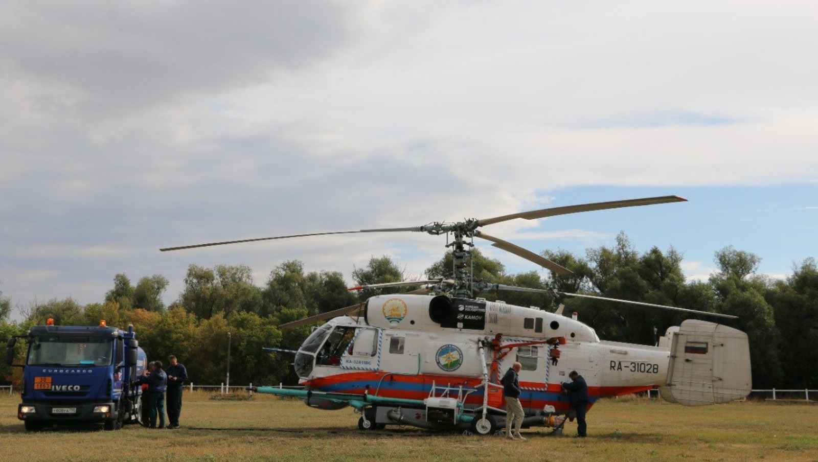 Леса Башкирии обследовали на вертолёте