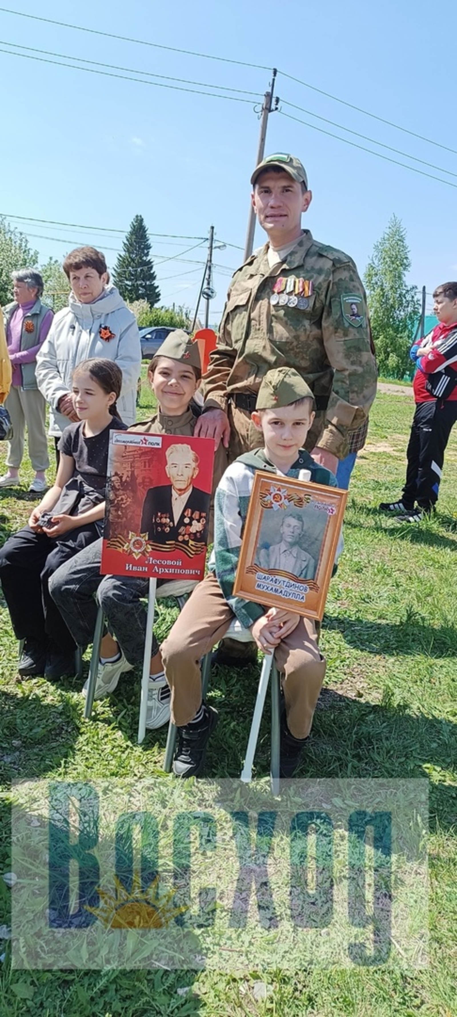 В Ишимбае жители микрорайона пели песни о войне и победе