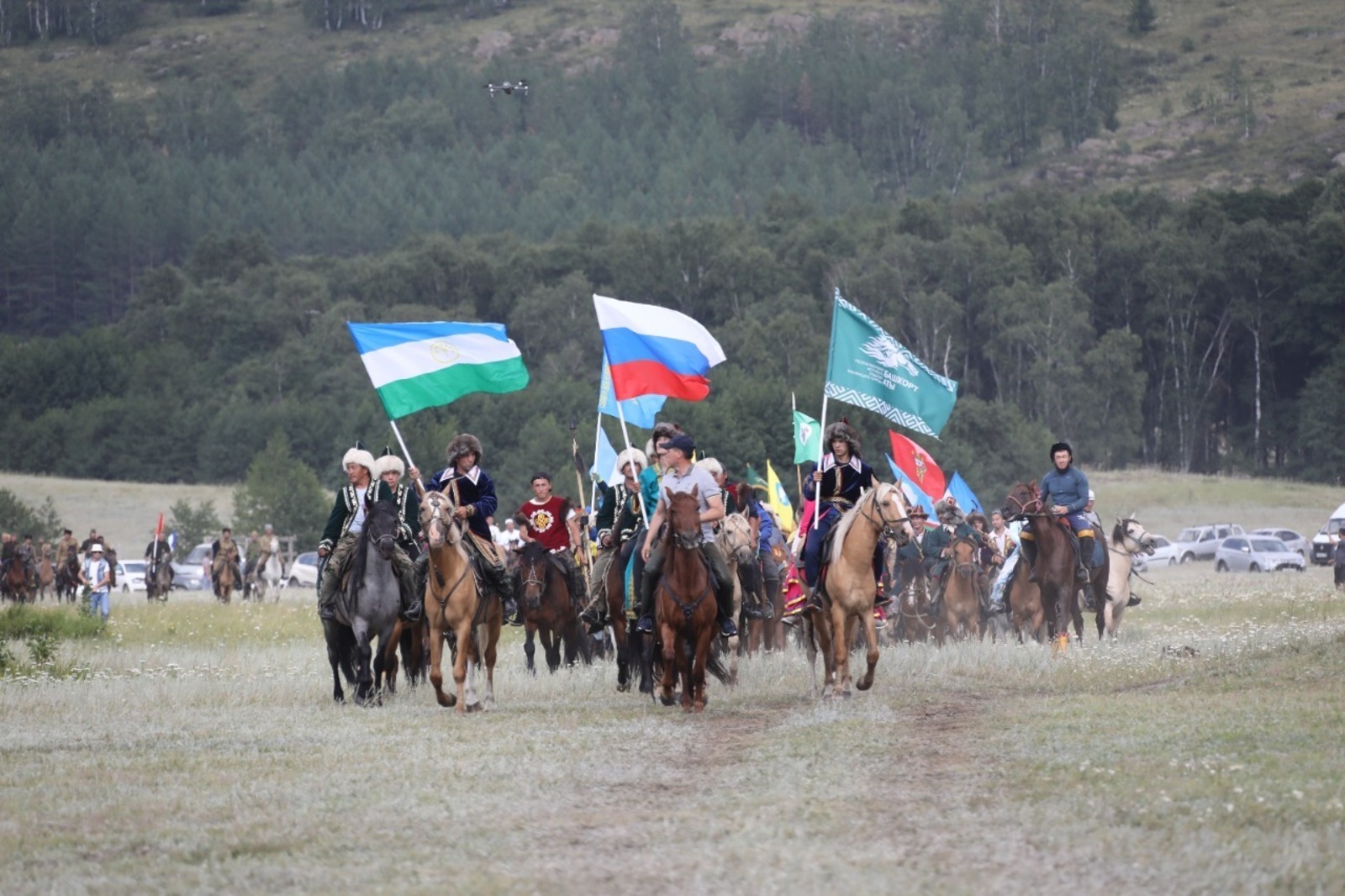 На параде фестиваля «Башкорт аты» выступили конники из России и зарубежья