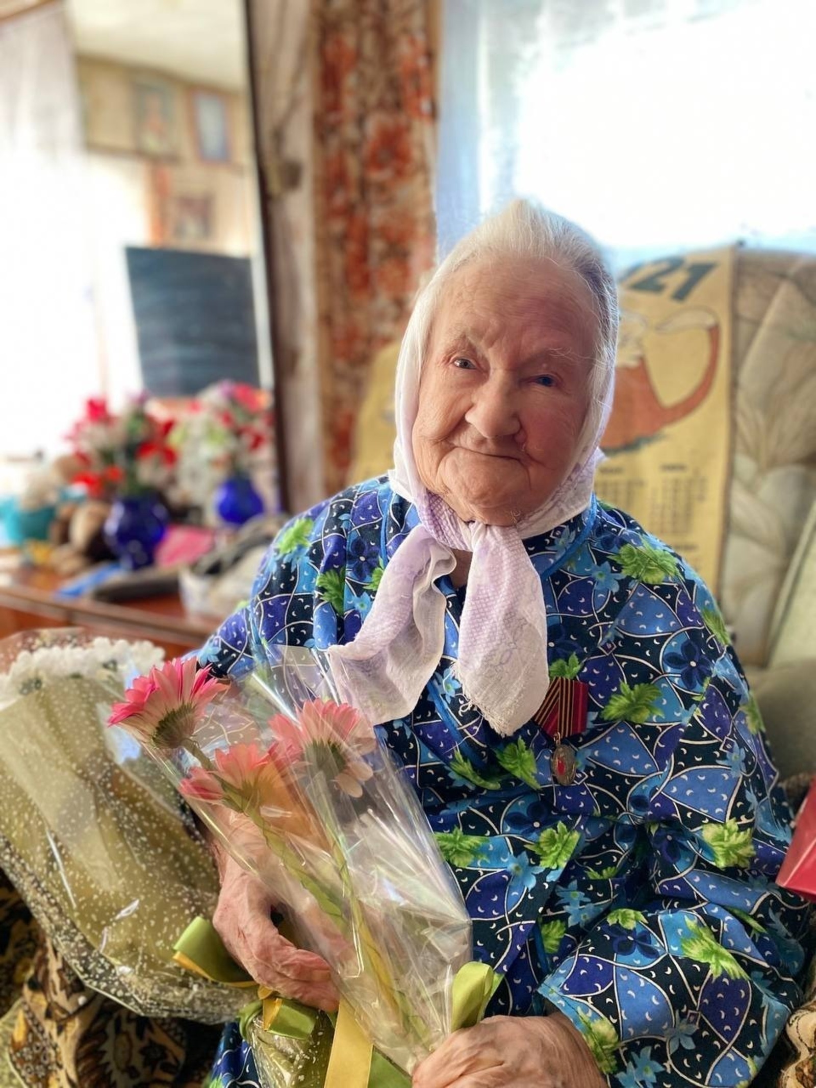 Владимир Путин поздравил жительницу Башкирии со 101-летием