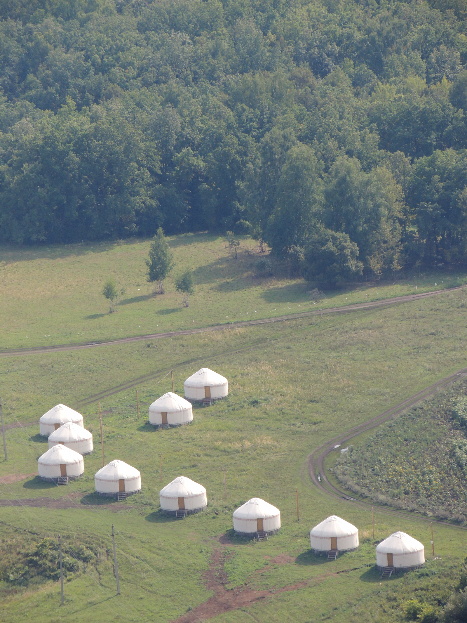 Взгляд с шихана на окрестности с высоты птичьего полёта