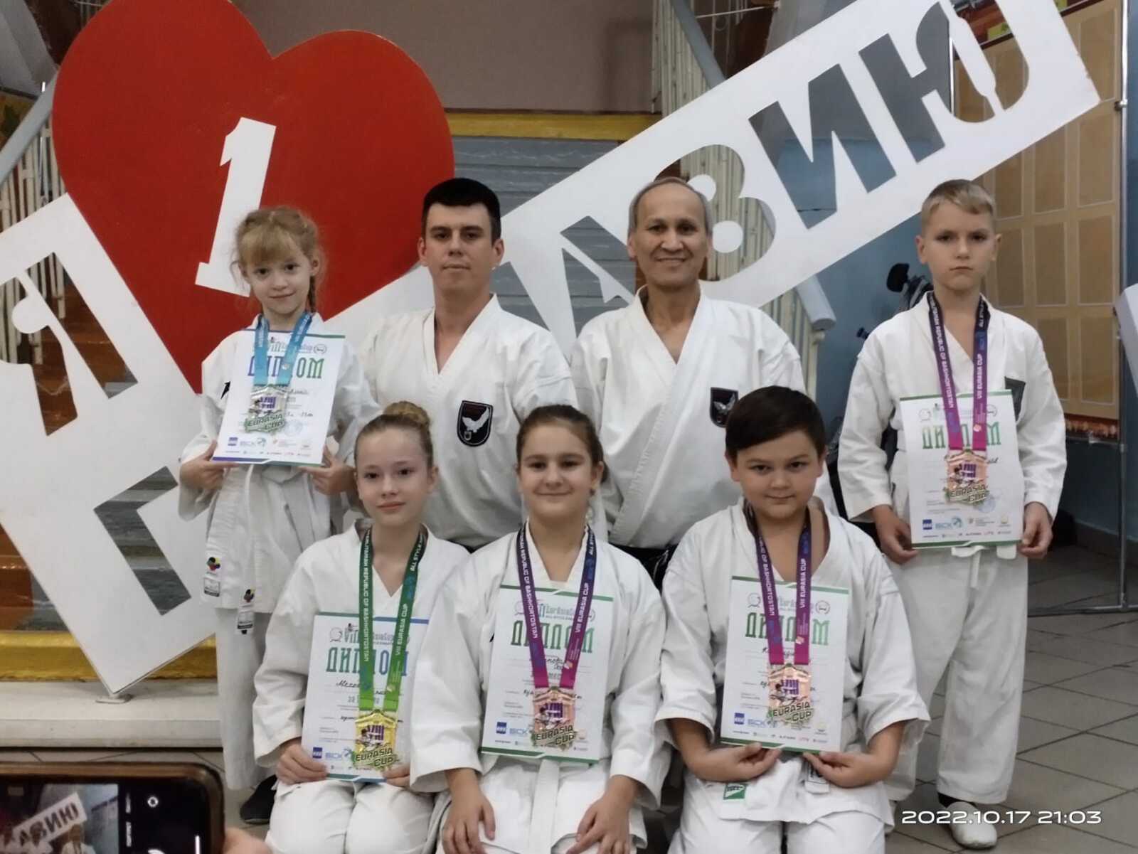 Ишимбайцы взяли 5 медалей на Кубке ЕврАзии по карате