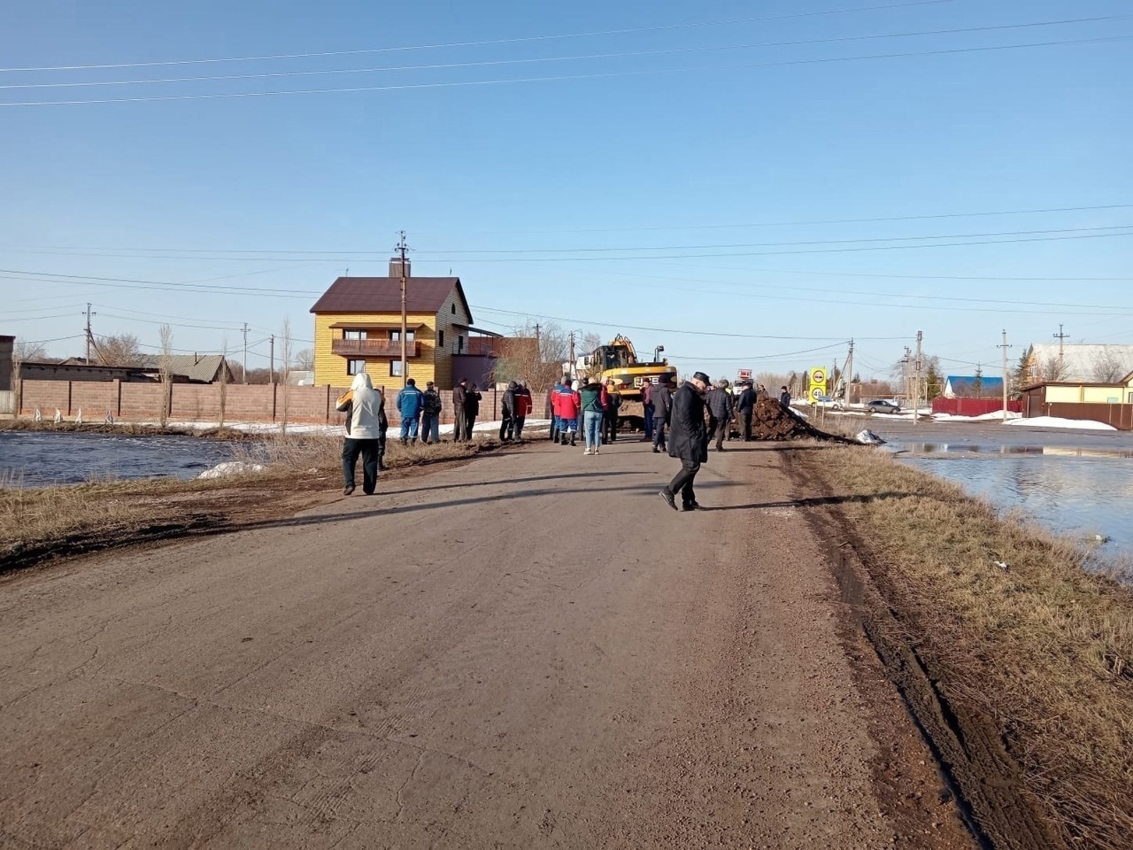 Закрыта дорога к посёлку Наумовка Стерлитамакского района